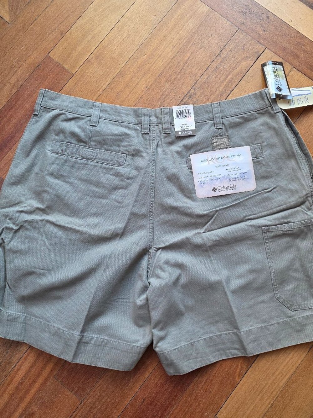 NWT Columbia Gray Rugged Outdoor Chino Shorts Big & Tall Size 44 - Picture 11 of 11